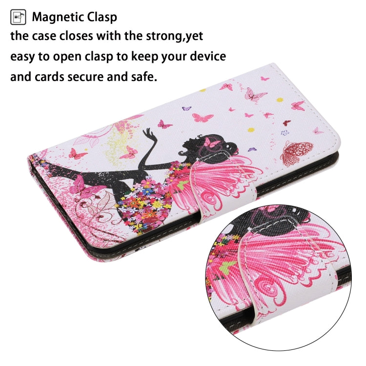 For iPhone 16 3D Colored Drawing Flip Leather Phone Case(Dance Girl) - iPhone 16 Cases by PMC Jewellery | Online Shopping South Africa | PMC Jewellery | Buy Now Pay Later Mobicred