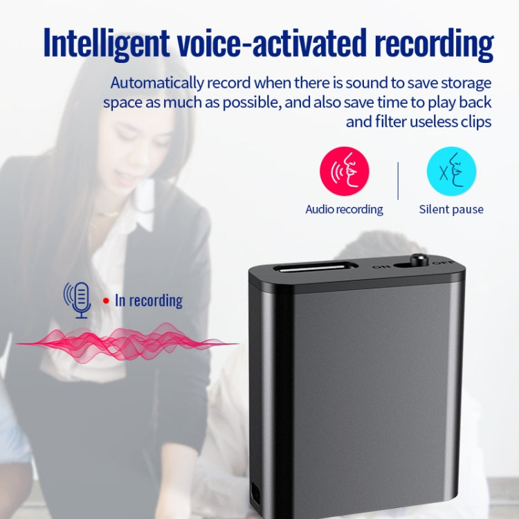 JNN Q8 Portable HD Noise Reduction Smart Voice Recorder, Memory:16GB - Recording Pen by JNN | Online Shopping South Africa | PMC Jewellery | Buy Now Pay Later Mobicred