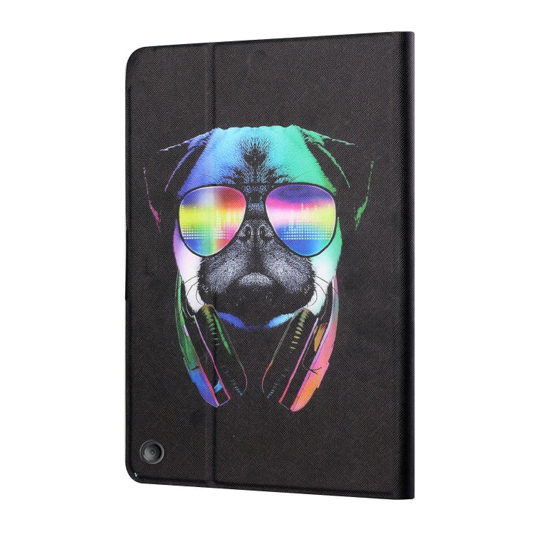 For Amazon Kindle Fire Max 11 Colored Drawing Smart Leather Tablet Case(Eye Dog) - Amazon by PMC TechLife | Online Shopping South Africa | PMC TechLife | Buy Now Pay Later Mobicred