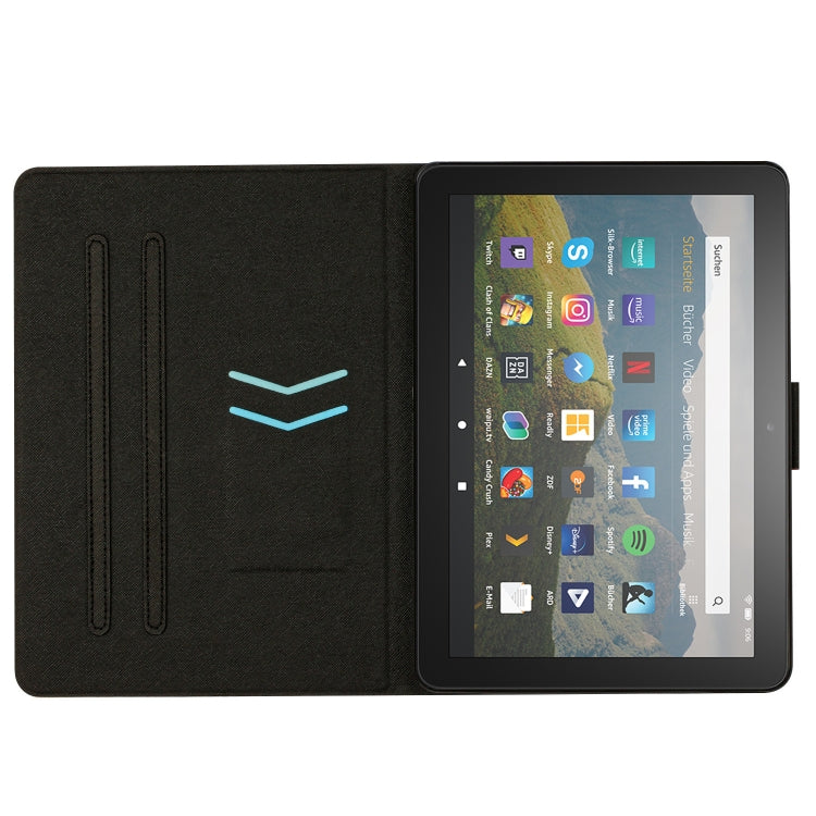 For Amazon Kindle Fire Max 11 Colored Drawing Marble Smart Leather Tablet Case(Green Marble) - Amazon by PMC TechLife | Online Shopping South Africa | PMC TechLife | Buy Now Pay Later Mobicred