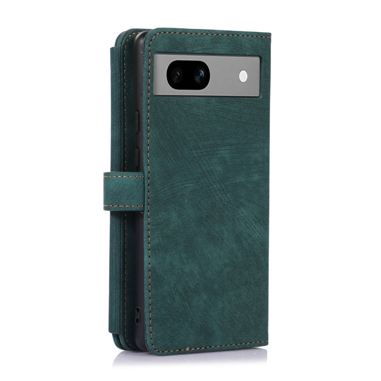 For Google Pixel 7a Dream 9-Card Wallet Zipper Bag Leather Phone Case(Green) - Google Cases by PMC Jewellery | Online Shopping South Africa | PMC Jewellery | Buy Now Pay Later Mobicred