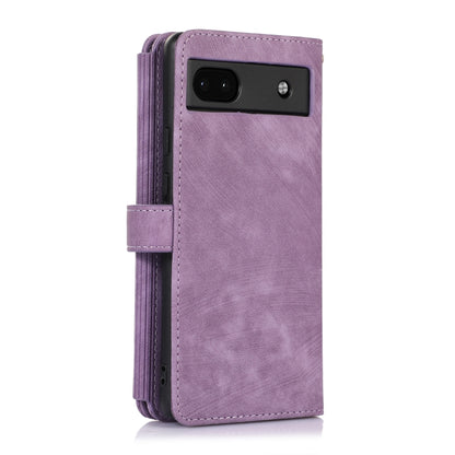 For Google Pixel 6a Dream 9-Card Wallet Zipper Bag Leather Phone Case(Purple) - Google Cases by PMC Jewellery | Online Shopping South Africa | PMC Jewellery | Buy Now Pay Later Mobicred