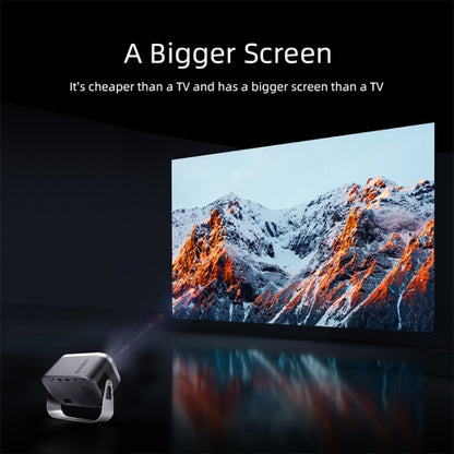 AUN A003 1280x720P 150 Lumens Same Screen Version Portable Home Theater LED HD Digital Projector, UK Plug(Grey) - LED Projector by AUN | Online Shopping South Africa | PMC Jewellery | Buy Now Pay Later Mobicred