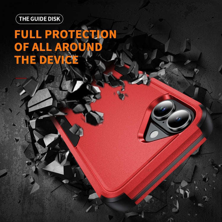 For iPhone 16 Commuter Shockproof TPU + PC Phone Case(Red+Black) - iPhone 16 Cases by PMC TechLife | Online Shopping South Africa | PMC TechLife | Buy Now Pay Later Mobicred