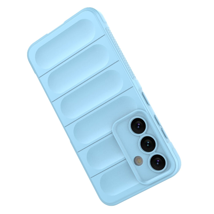 For Samsung Galaxy S24 5G Magic Shield TPU + Flannel Phone Case(Grey) - Galaxy S24 5G Cases by PMC TechLife | Online Shopping South Africa | PMC TechLife