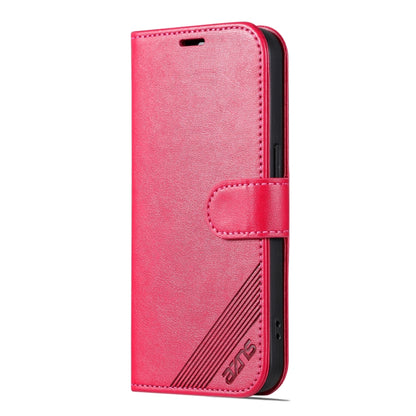 For iPhone 16 Pro Max AZNS Sheepskin Texture Flip Leather Phone Case(Red) - iPhone 16 Pro Max Cases by AZNS | Online Shopping South Africa | PMC Jewellery | Buy Now Pay Later Mobicred