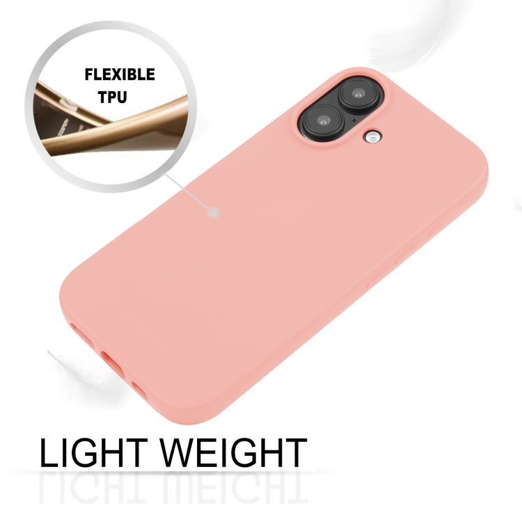 For iPhone 16 Plus GOOSPERY SOFT FEELING Liquid TPU Soft Phone Case(Pink) - iPhone 16 Plus Cases by GOOSPERY | Online Shopping South Africa | PMC Jewellery | Buy Now Pay Later Mobicred