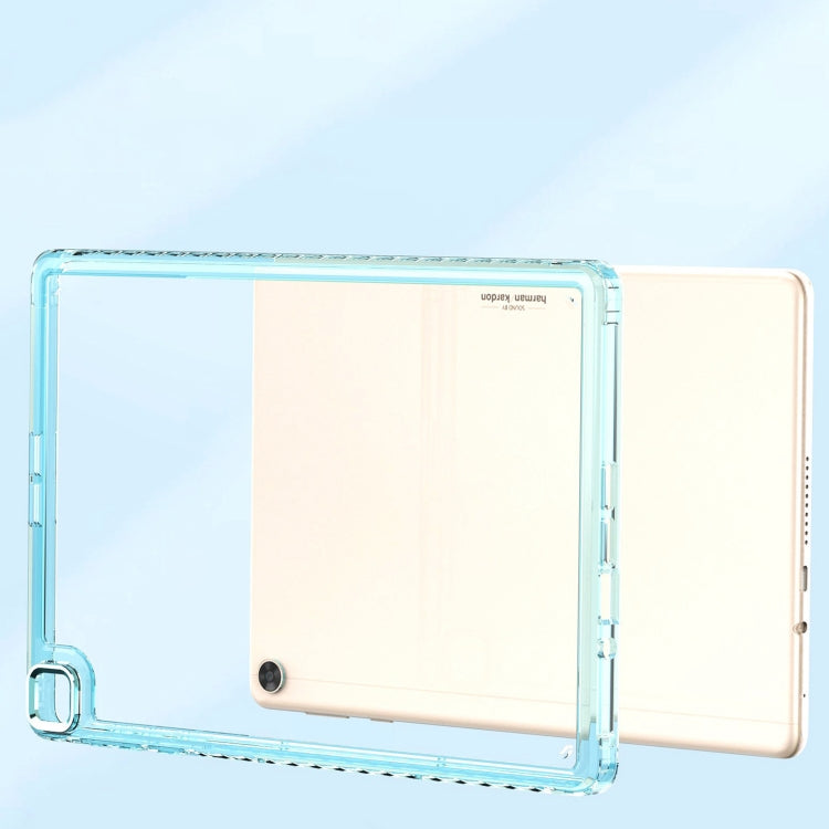 For Huawei MatePad T10 / T10S Clear Acrylic Shockproof Tablet Case(Purple) - Huawei by PMC TechLife | Online Shopping South Africa | PMC TechLife | Buy Now Pay Later Mobicred
