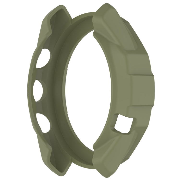 For Garmin Approach S70 47mm Armor Hollow Watch Protective Case(Green) - Watch Cases by PMC Jewellery | Online Shopping South Africa | PMC Jewellery