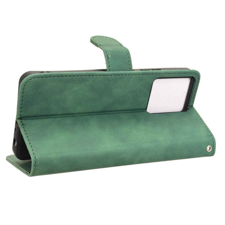 For Blackview Oscal Modern 8 / Color 8 Skin Feel Magnetic Flip Leather Phone Case(Green) - More Brand by PMC Jewellery | Online Shopping South Africa | PMC Jewellery | Buy Now Pay Later Mobicred
