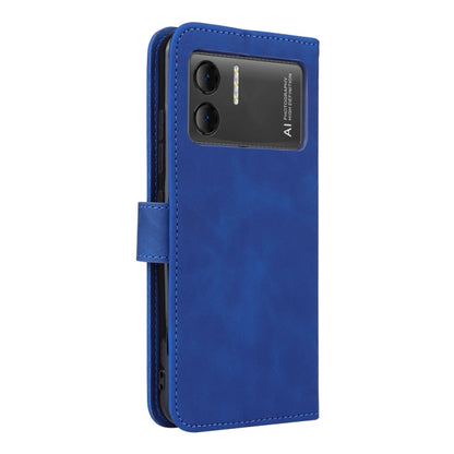 For Doogee X98 / X98 Pro Skin Feel Magnetic Flip Leather Phone Case(Blue) - More Brand by PMC Jewellery | Online Shopping South Africa | PMC Jewellery | Buy Now Pay Later Mobicred