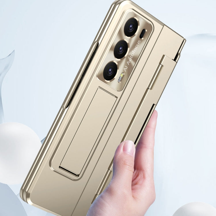 For Honor Magic V2 Integrated Folding Phone Case with Hinge(Champagne Gold) - Honor Cases by PMC TechLife | Online Shopping South Africa | PMC TechLife | Buy Now Pay Later Mobicred