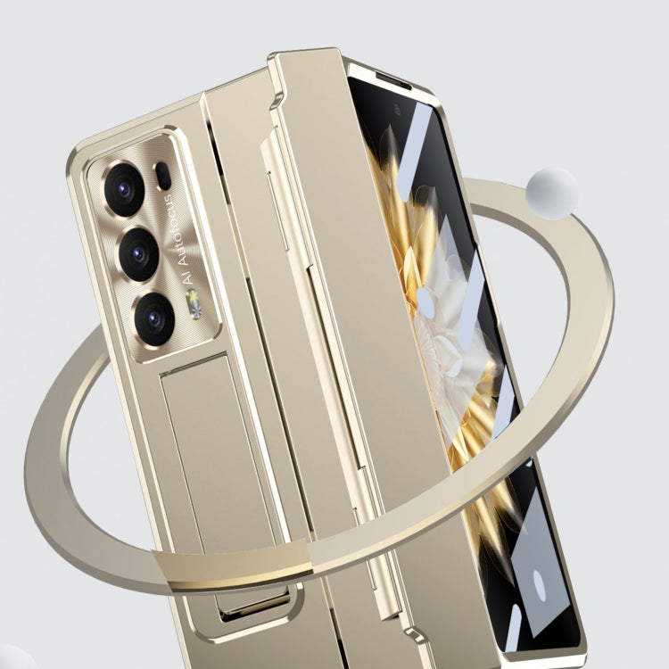 For Honor Magic V2 Integrated Folding Phone Case with Hinge(Champagne Gold) - Honor Cases by PMC TechLife | Online Shopping South Africa | PMC TechLife | Buy Now Pay Later Mobicred