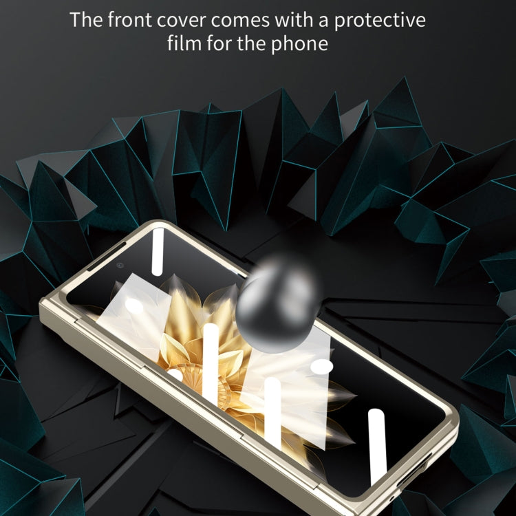For Honor Magic V2 Integrated Folding Phone Case with Hinge(Champagne Gold) - Honor Cases by PMC TechLife | Online Shopping South Africa | PMC TechLife | Buy Now Pay Later Mobicred