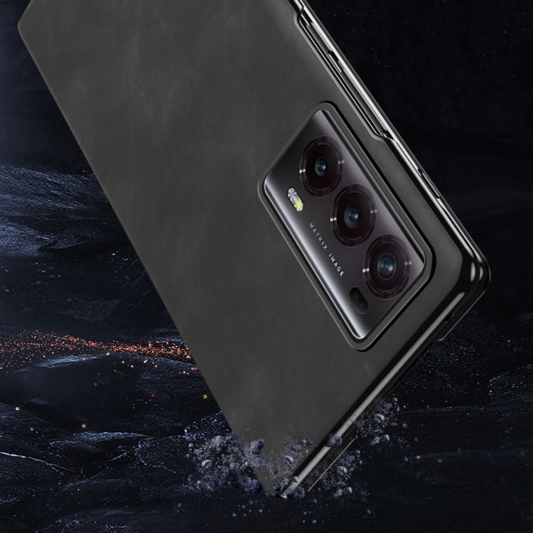 For Honor Magic V2 Celebrity Series Napa Texture Shockproof Phone Leather Case(White) - Honor Cases by PMC TechLife | Online Shopping South Africa | PMC TechLife | Buy Now Pay Later Mobicred