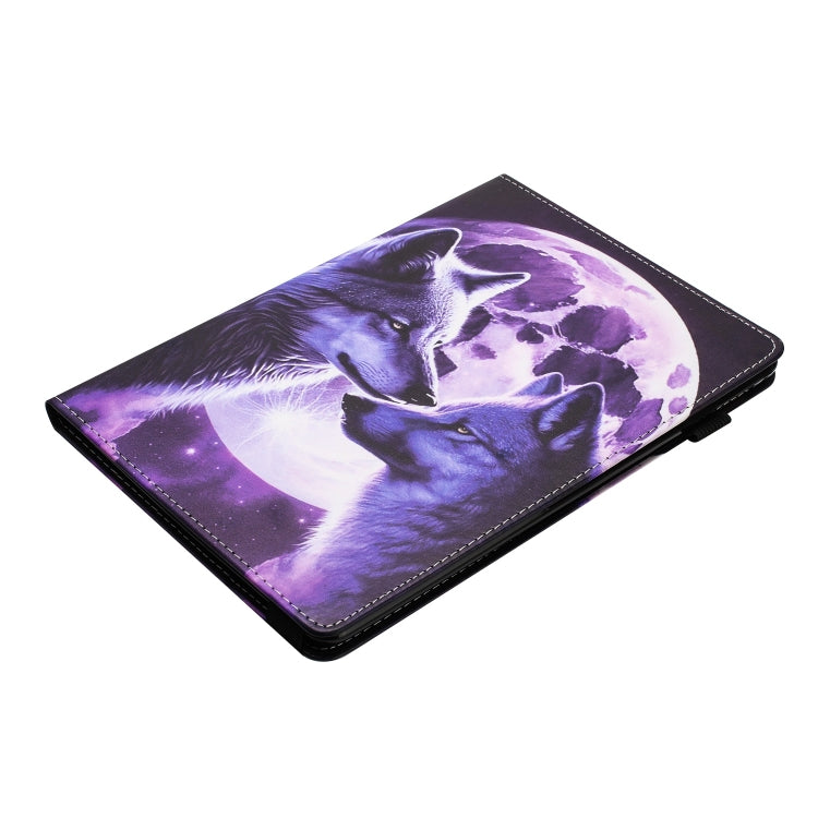 For Amazon Kindle Fire HD 10 2021 Sewing Litchi Texture Smart Leather Tablet Case(Wolf) - Amazon by PMC TechLife | Online Shopping South Africa | PMC TechLife | Buy Now Pay Later Mobicred