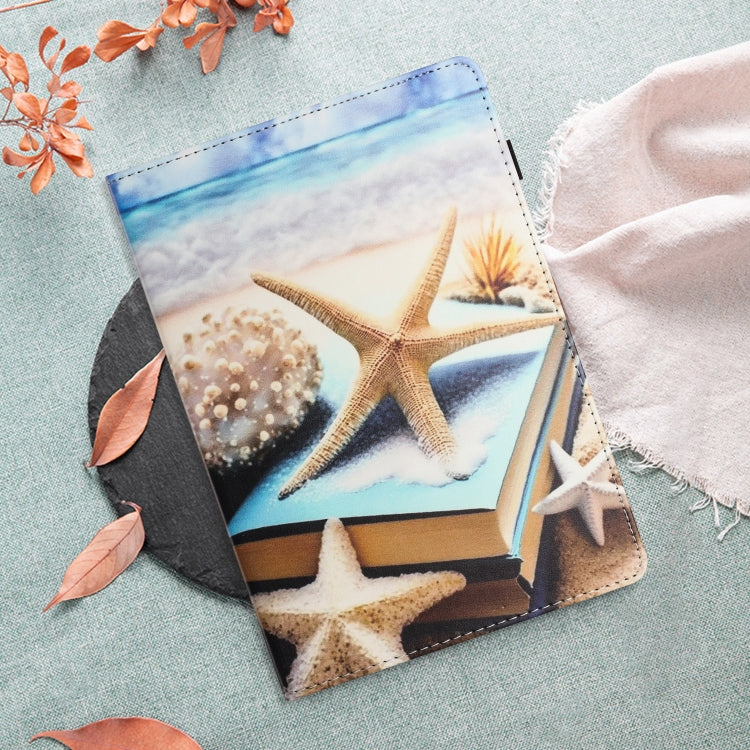 For Lenovo M10 Plus Sewing Litchi Texture Smart Leather Tablet Case(Starfish) - free shipping - PMC TechLife - Order now!