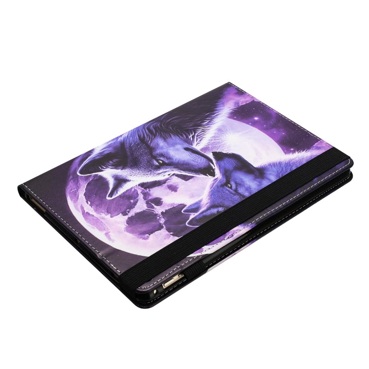 For Lenovo Tab M10 Plus 3rd Gen Sewing Litchi Texture Smart Leather Tablet Case(Wolf) - Lenovo by PMC TechLife | Online Shopping South Africa | PMC TechLife | Buy Now Pay Later Mobicred