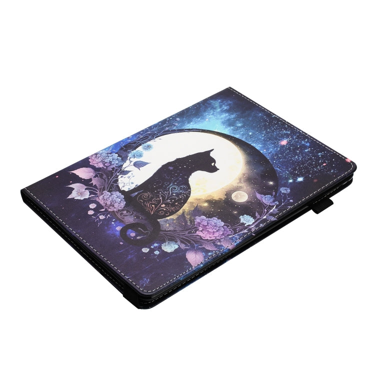 For Lenovo Tab M10 Plus 3rd Gen Sewing Litchi Texture Smart Leather Tablet Case(Cat) - Lenovo by PMC TechLife | Online Shopping South Africa | PMC TechLife | Buy Now Pay Later Mobicred