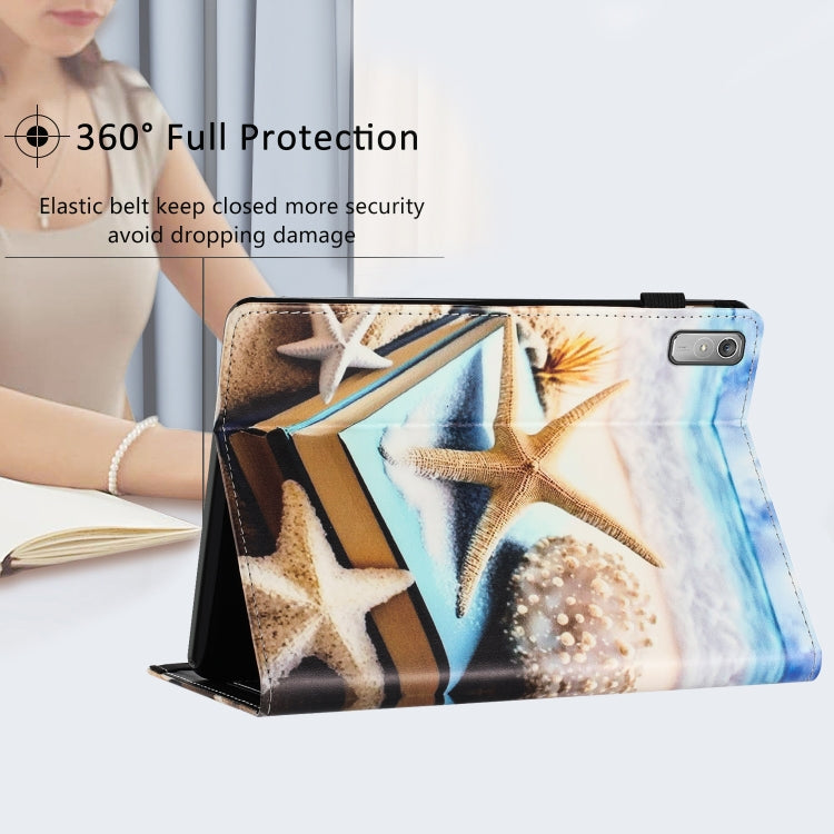 For Lenovo Tab P11 Gen 2 Sewing Litchi Texture Smart Leather Tablet Case(Starfish) - Lenovo by PMC TechLife | Online Shopping South Africa | PMC TechLife | Buy Now Pay Later Mobicred
