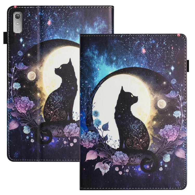 For Lenovo Tab P11 Gen 2 Sewing Litchi Texture Smart Leather Tablet Case(Cat) - Lenovo by PMC TechLife | Online Shopping South Africa | PMC TechLife | Buy Now Pay Later Mobicred