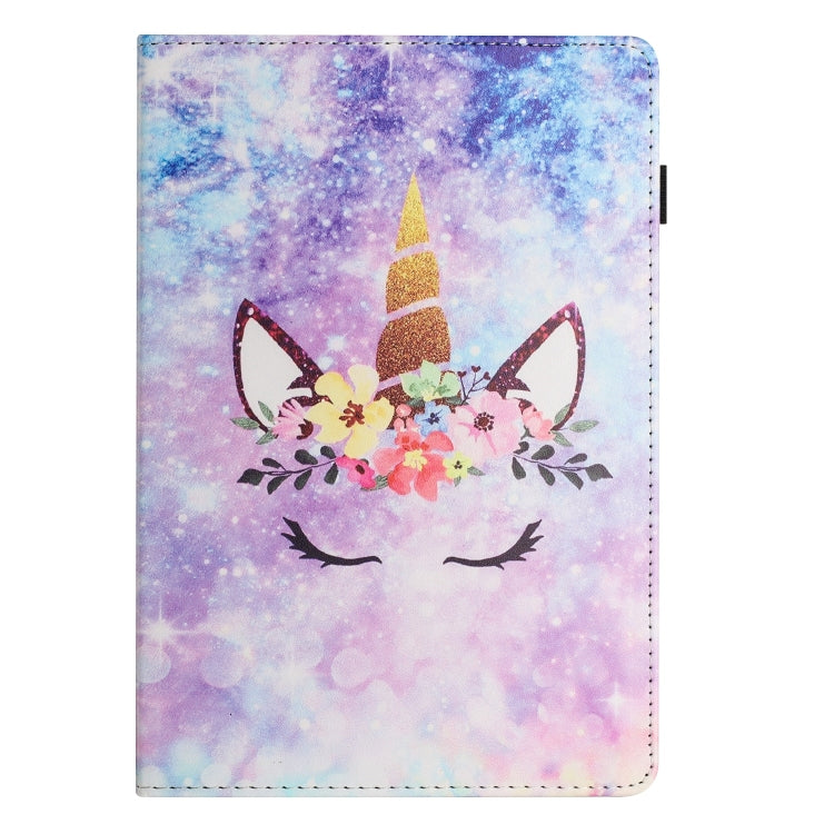 For Huawei MediaPad T3 10 Sewing Litchi Texture Smart Leather Tablet Case(Smiling Face) - Huawei by PMC TechLife | Online Shopping South Africa | PMC TechLife | Buy Now Pay Later Mobicred