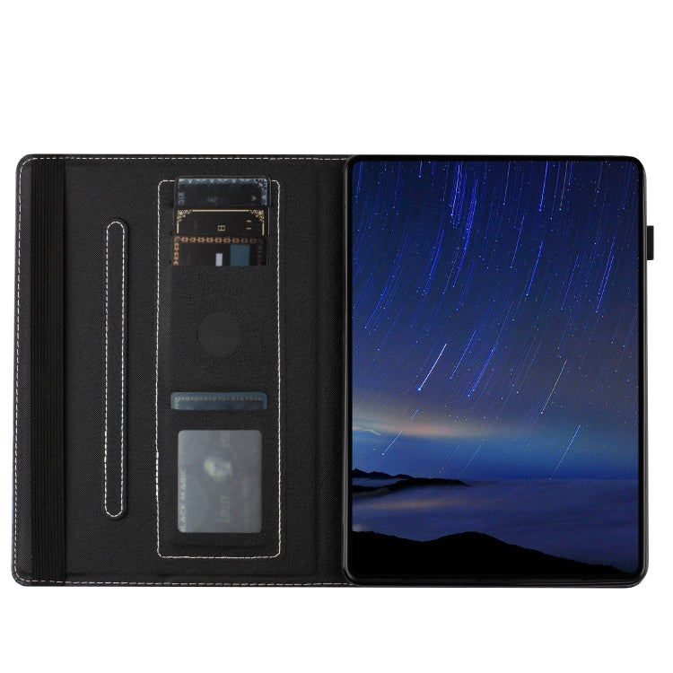 For Huawei MediaPad T3 10 Sewing Litchi Texture Smart Leather Tablet Case(Wolf) - Huawei by PMC TechLife | Online Shopping South Africa | PMC TechLife | Buy Now Pay Later Mobicred
