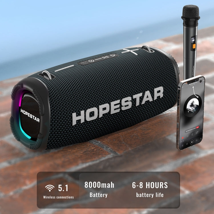 HOPESTAR A6 Max IPX6 Waterproof Outdoor Portable Bluetooth Speaker(Camouflage) - Desktop Speaker by HOPESTAR | Online Shopping South Africa | PMC Jewellery | Buy Now Pay Later Mobicred