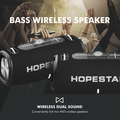 HOPESTAR H50 lPX6 Waterproof Portable Wireless Bluetooth Speaker(Red) - Desktop Speaker by HOPESTAR | Online Shopping South Africa | PMC Jewellery | Buy Now Pay Later Mobicred