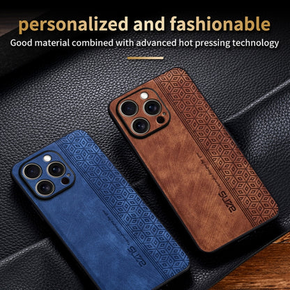 For iPhone 16 Pro AZNS 3D Embossed Skin Feel Phone Case(Sapphire Blue) - iPhone 16 Pro Cases by AZNS | Online Shopping South Africa | PMC Jewellery | Buy Now Pay Later Mobicred