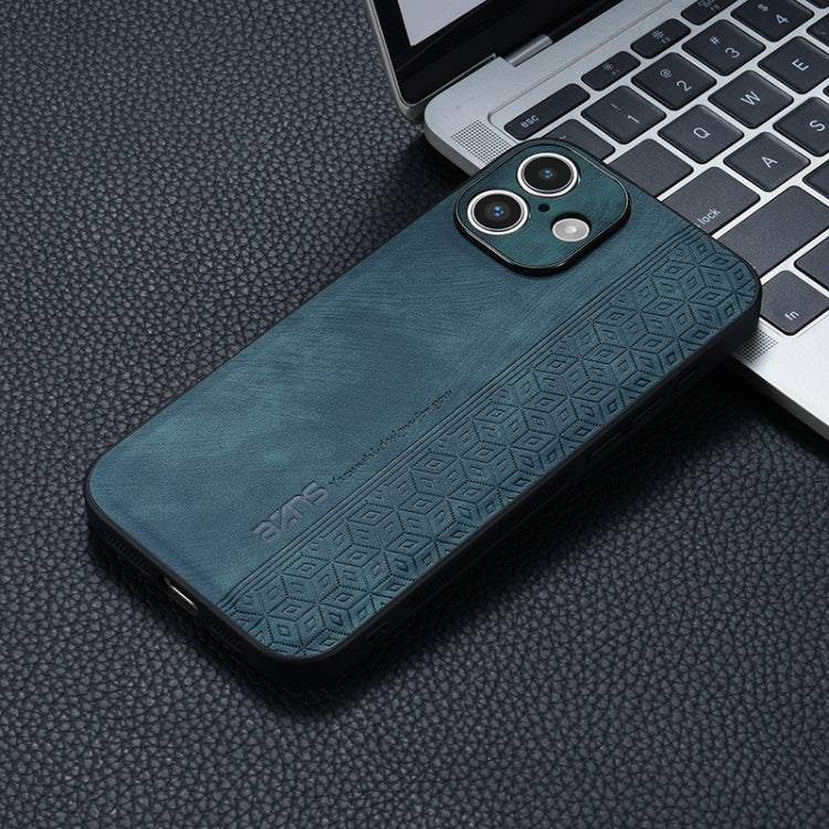 For iPhone 16 Plus AZNS 3D Embossed Skin Feel Phone Case(Dark Green) - iPhone 16 Plus Cases by AZNS | Online Shopping South Africa | PMC Jewellery | Buy Now Pay Later Mobicred