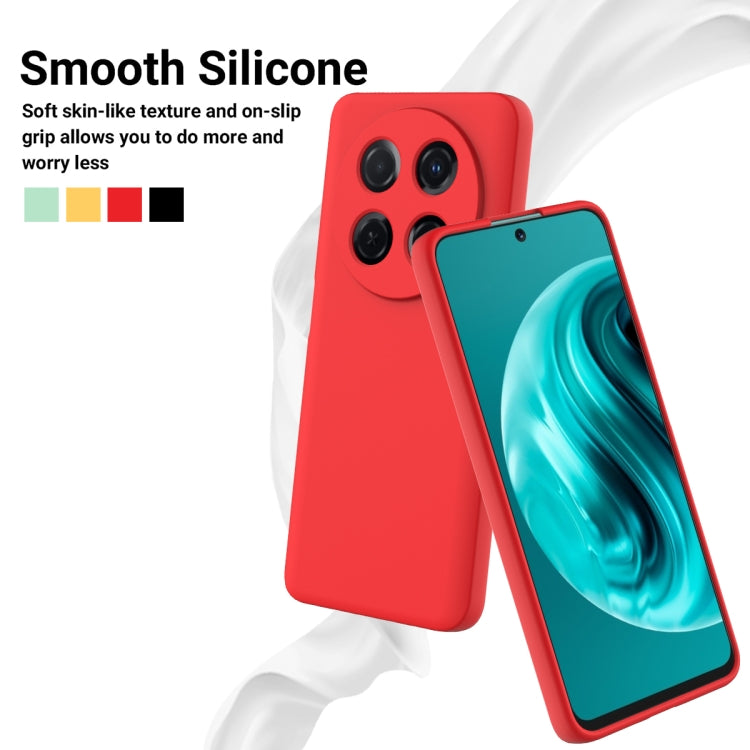 For Huawei nova 12i Solid Color Liquid Silicone Dropproof Full Coverage Protective Case(Red) - Huawei Cases by PMC Jewellery | Online Shopping South Africa | PMC Jewellery | Buy Now Pay Later Mobicred