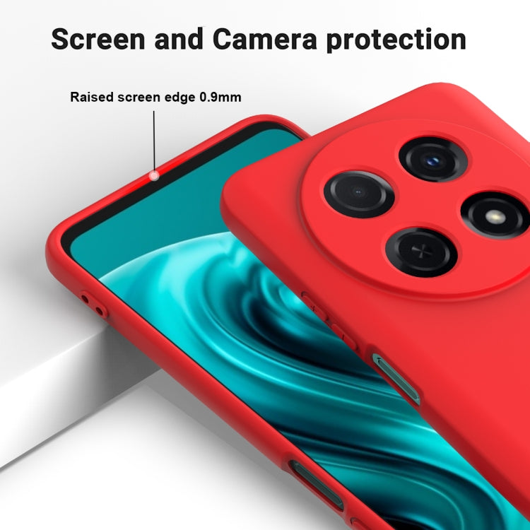 For Huawei nova 12i Solid Color Liquid Silicone Dropproof Full Coverage Protective Case(Red) - Huawei Cases by PMC Jewellery | Online Shopping South Africa | PMC Jewellery | Buy Now Pay Later Mobicred