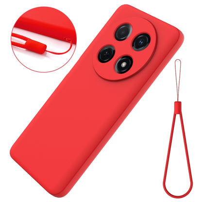 For Huawei nova 12i Solid Color Liquid Silicone Dropproof Full Coverage Protective Case(Red) - Huawei Cases by PMC Jewellery | Online Shopping South Africa | PMC Jewellery | Buy Now Pay Later Mobicred