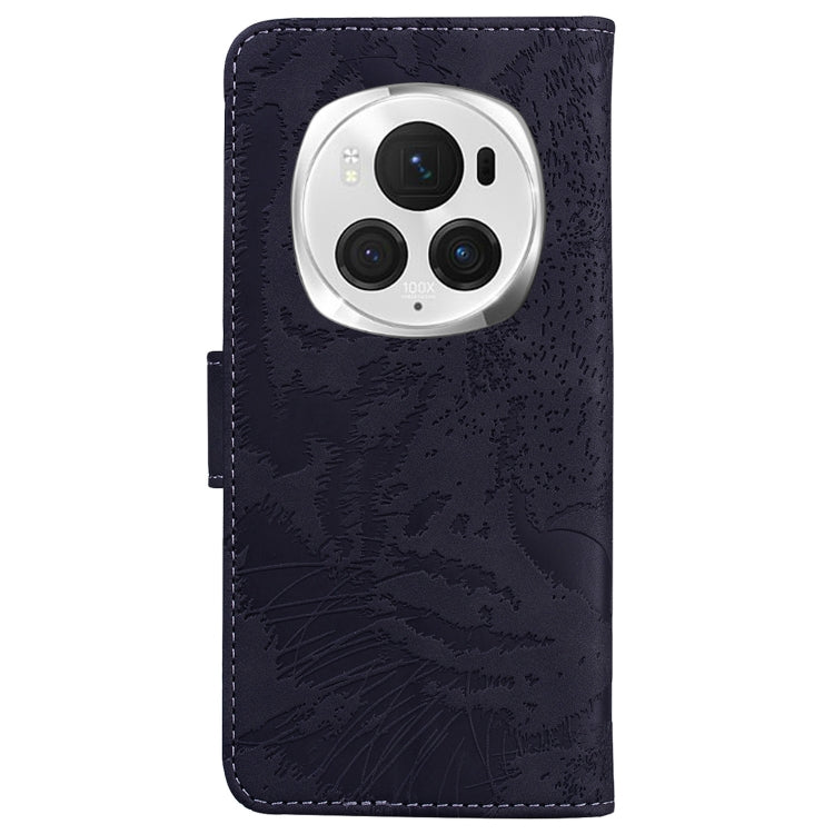 For Honor Magic6 Pro Tiger Embossing Pattern Flip Leather Phone Case(Black) - Honor Cases by PMC Jewellery | Online Shopping South Africa | PMC Jewellery | Buy Now Pay Later Mobicred