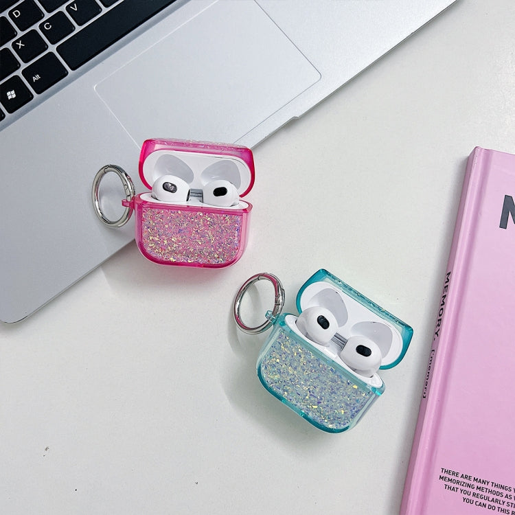 For AirPods 3 Flash Diamond Epoxy Bluetooth Earphone Protective Case(Black) - For AirPods 3 by PMC Jewellery | Online Shopping South Africa | PMC Jewellery | Buy Now Pay Later Mobicred