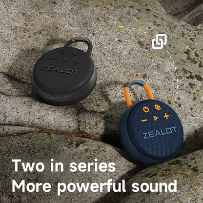 Zealot S77 IPX7 Waterproof Portable Wireless Bluetooth Speaker(Blue Cyan) - Waterproof Speaker by ZEALOT | Online Shopping South Africa | PMC Jewellery | Buy Now Pay Later Mobicred