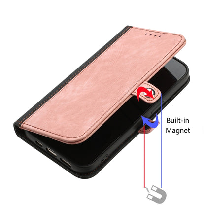 For Huawei Pura 70 Side Buckle Double Fold Hand Strap Leather Phone Case(Pink) - Huawei Cases by PMC Jewellery | Online Shopping South Africa | PMC Jewellery | Buy Now Pay Later Mobicred