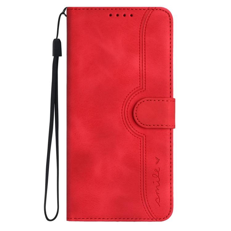 For iPhone 17 Air Heart Pattern Skin Feel Leather Phone Case(Red) - free shipping - PMc TechLife - Order now!