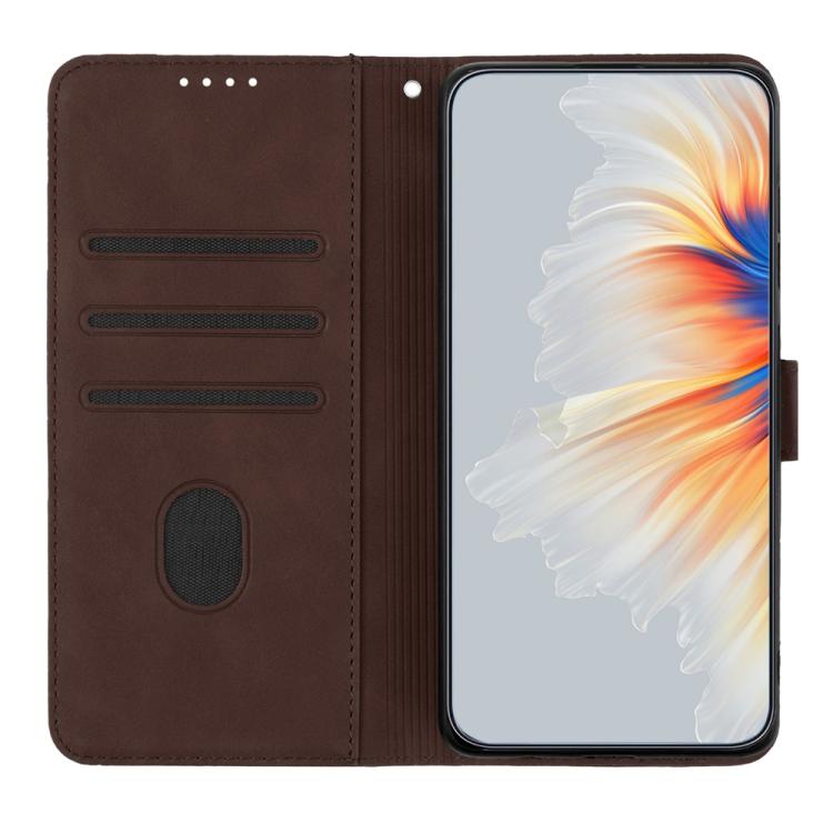For iPhone 17 Pro Heart Pattern Skin Feel Leather Phone Case(Brown) - free shipping - PMc TechLife - Order now!
