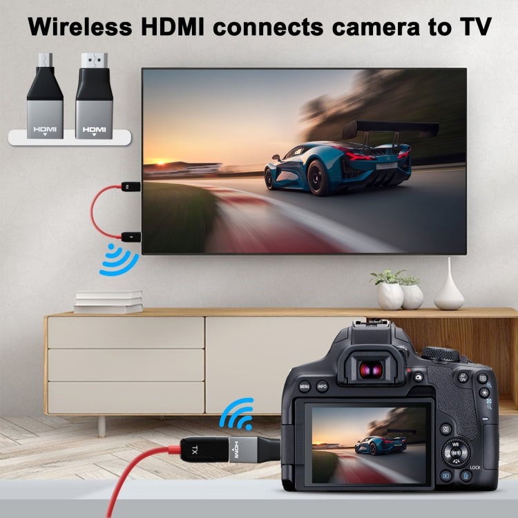 THT-020-8 4 in 1 HDMI Transmitter Wireless Screen Sharer Set(Black) - Wireless Display Dongle by PMC Jewellery | Online Shopping South Africa | PMC Jewellery | Buy Now Pay Later Mobicred