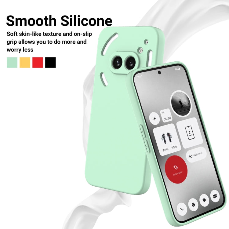 For Nothing Phone 2a Pure Color Liquid Silicone Shockproof Phone Case(Green) - More Brand by PMC Jewellery | Online Shopping South Africa | PMC Jewellery