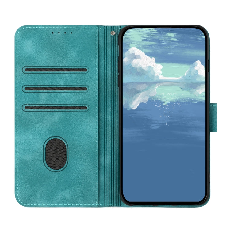 For Huawei Pura 70 Pro/70 Pro+ Line Pattern Skin Feel Leather Phone Case(Light Blue) - Huawei Cases by PMC Jewellery | Online Shopping South Africa | PMC Jewellery | Buy Now Pay Later Mobicred