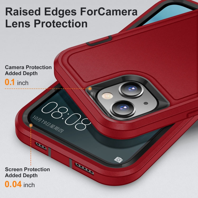 For iPhone 15 Life Waterproof Rugged Phone Case(Red + Black) - iPhone 15 Cases by PMC TechLife | Online Shopping South Africa | PMC TechLife