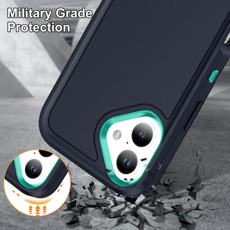 For iPhone 16 Plus Life Waterproof Rugged Phone Case(Dark Blue + Light Blue) - iPhone 16 Plus Cases by PMC TechLife | Online Shopping South Africa | PMC TechLife | Buy Now Pay Later Mobicred