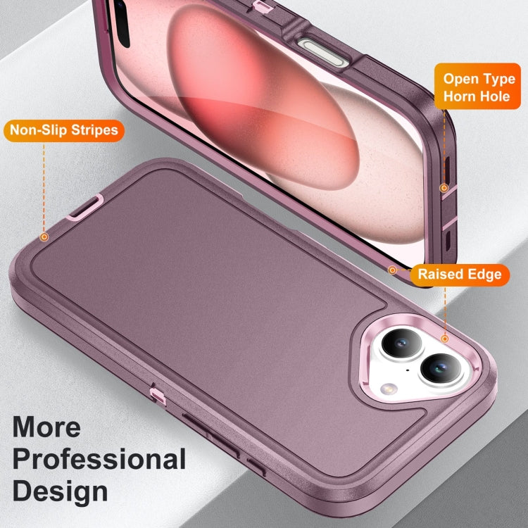 For iPhone 16 Plus Life Waterproof Rugged Phone Case(Purple + Pink) - iPhone 16 Plus Cases by PMC TechLife | Online Shopping South Africa | PMC TechLife | Buy Now Pay Later Mobicred