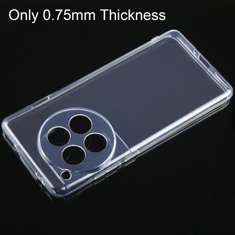 For OnePlus 12 Ultra-thin Transparent TPU Phone Case - OnePlus Cases by PMC TechLife | Online Shopping South Africa | PMC TechLife