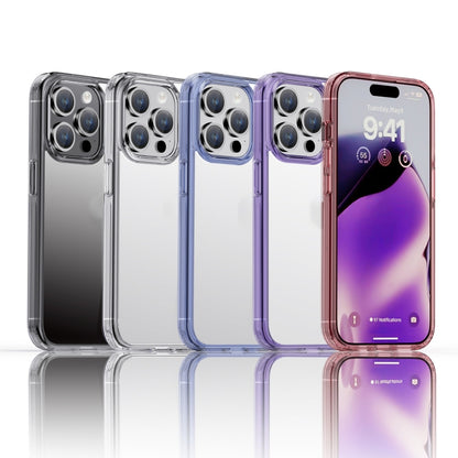 For iPhone 15 Pro Max iPAKY Hanguang Series Transparent TPU+PC Phone Case(Transparent Black) - iPhone 15 Pro Max Cases by iPAKY | Online Shopping South Africa | PMC Jewellery | Buy Now Pay Later Mobicred