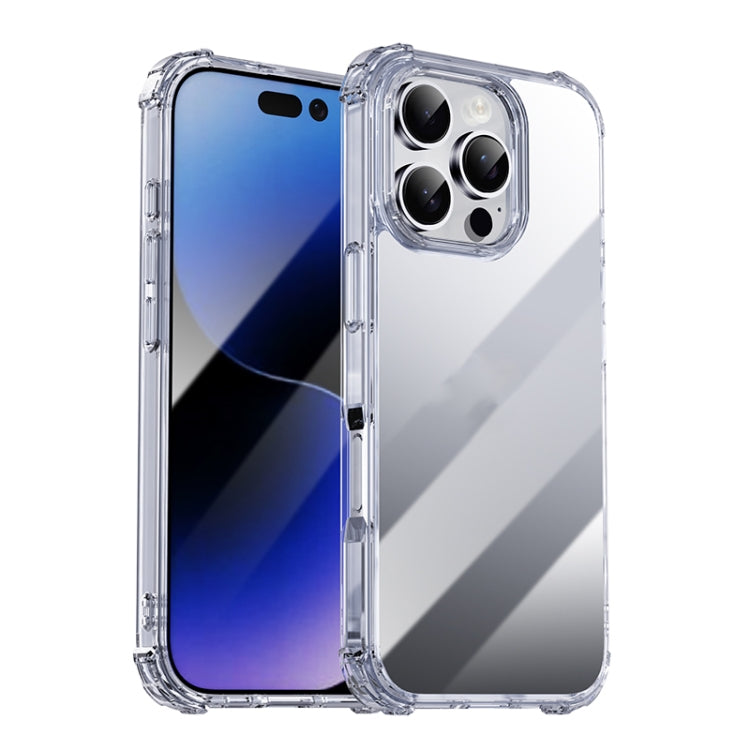 For iPhone 16 Pro Max iPAKY Crystal Clear Series Shockproof PC + TPU Protective Phone Case(Transparent) - More iPhone Cases by iPAKY | Online Shopping South Africa | PMC Jewellery | Buy Now Pay Later Mobicred