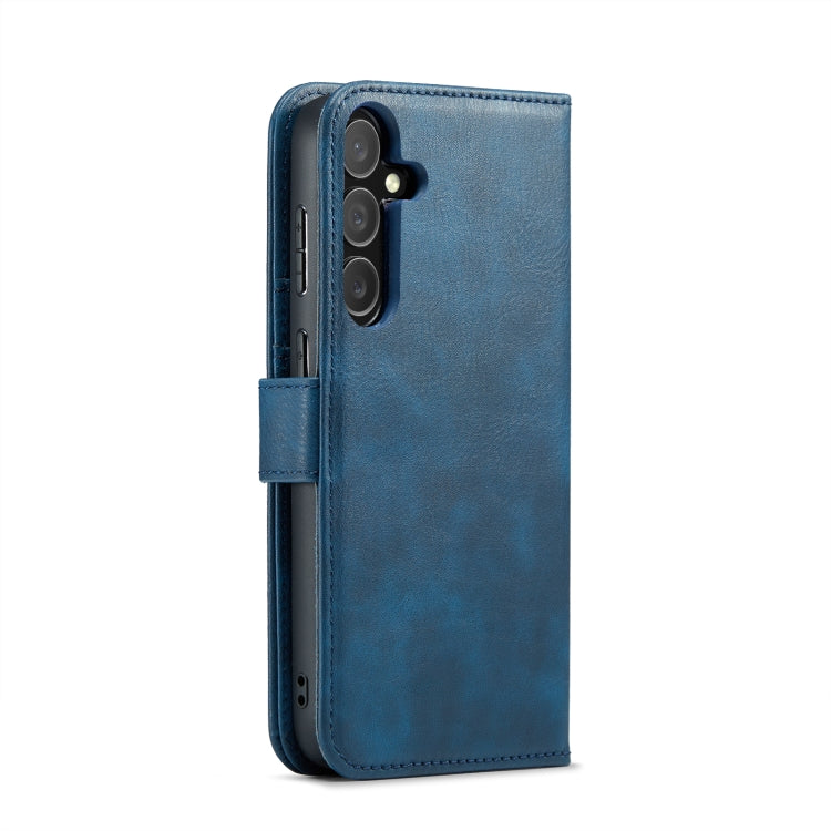 For Samsung Galaxy S24+ 5G DG.MING Crazy Horse Texture Detachable Magnetic Leather Case(Blue) - Galaxy S24+ 5G Cases by DG.MING | Online Shopping South Africa | PMC Jewellery | Buy Now Pay Later Mobicred